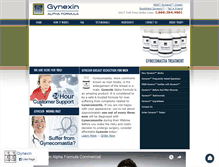 Tablet Screenshot of gynexin.com